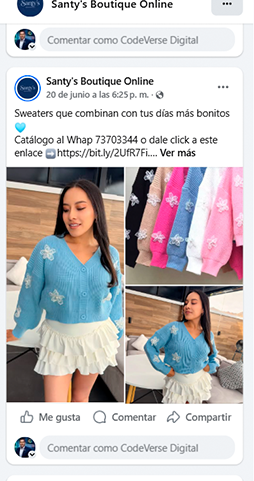 Catálogo de productos